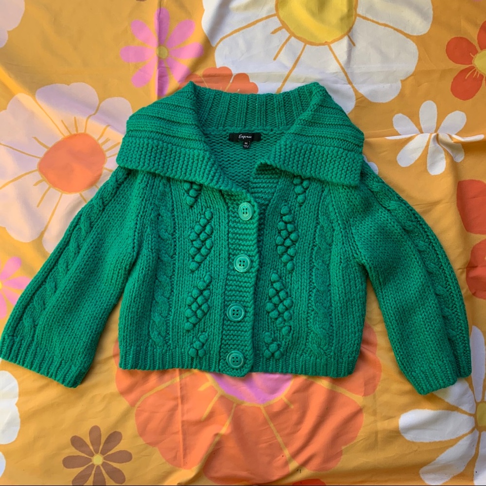 ❌SOLD❌Green Knitted Sweater